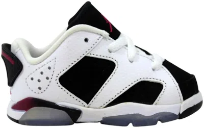 Pre-owned Jordan 6 Retro Low Sneakers In White/sport Fuchsia Black