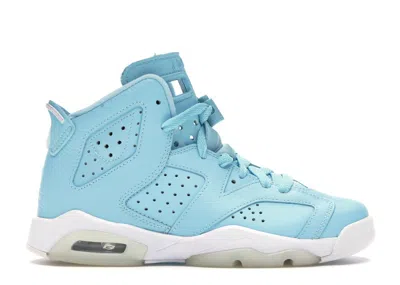 Pre-owned Jordan 6 Retro Pantone Sneakers In Still Blue/white In Multi