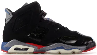 Pre-owned Jordan 6 Retro Pistons Sneakers In Black/varsity Red/true Blue In Multi