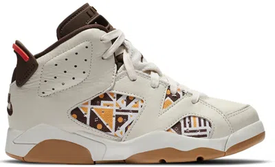 Pre-owned Jordan 6 Retro Quai 54 (2020) Sneakers In Sail/team Orange/gum Light Brown In Multi