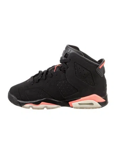 Pre-owned Jordan Babies' 6 Retro Sneakers In Black