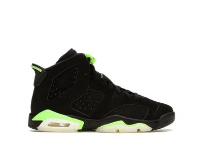 Pre-owned Jordan 6 Retro Sneakers In Black/electric Green In Multi