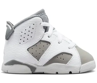 Pre-owned Jordan 6 Retro Sneakers In White/medium Grey/cool Grey In Multi