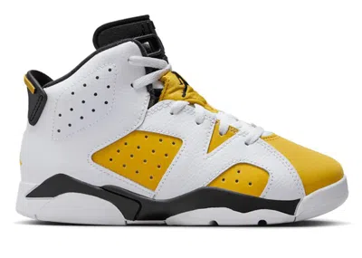 Pre-owned Jordan 6 Retro Sneakers In White/yellow Ochre/black