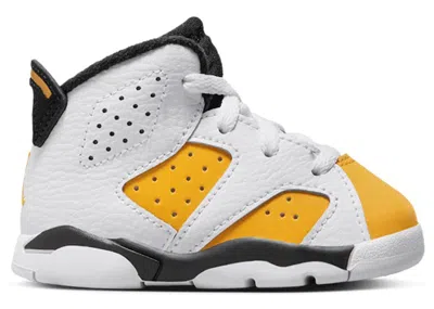 Pre-owned Jordan 6 Retro Sneakers In White/yellow Ochre/black