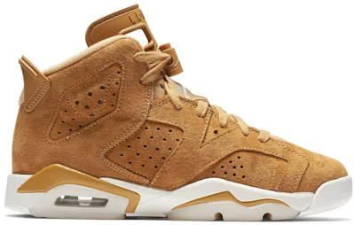 Pre-owned Jordan 6 Retro Wheat Sneakers In Golden Harvest/sail