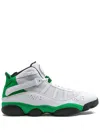 Jordan 6 Rings "lucky Green" Sneakers In White