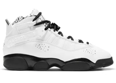 Pre-owned Jordan 6 Rings Motorsport Sneakers In White/black/metallic Gold