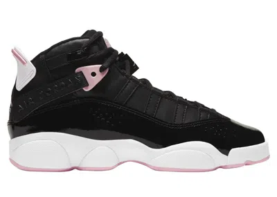 Pre-owned Jordan 6 Rings Sneakers In Black/arctic Punch/white In Multi