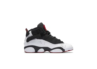 Pre-owned Jordan 6 Rings Sneakers In Black/gym Red