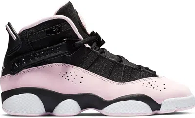 Pre-owned Jordan 6 Rings Sneakers In Black/pink Foam/white In Multi