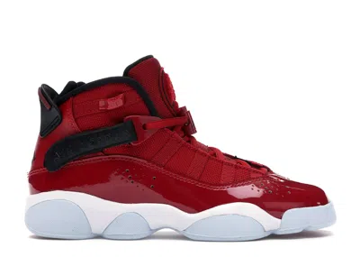 Pre-owned Jordan 6 Rings Sneakers In Gym Red/white/black In Multi