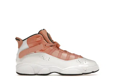 Pre-owned Jordan 6 Rings Sneakers In Light Madder Root/white/black In Multi