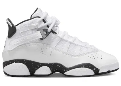 Pre-owned Jordan 6 Rings Sneakers In White/black In Multi