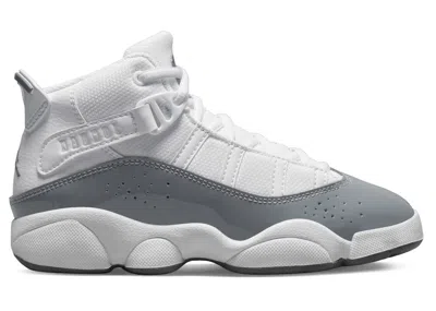 Pre-owned Jordan 6 Rings Sneakers In White/cool Grey