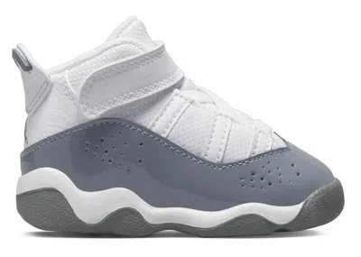 Pre-owned Jordan 6 Rings Sneakers In White/cool Grey In Gray
