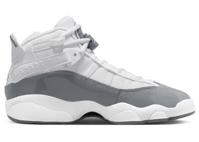 Pre-owned Jordan 6 Rings Sneakers In White/cool Grey In Gray