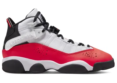 Pre-owned Jordan 6 Rings Sneakers In White/infrared 23/black