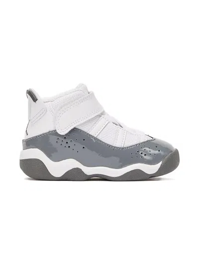 Jordan Babies'  6 Rings "white Cool Grey" Sneakers In Multi