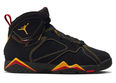 Pre-owned Jordan 7 Retro (2022) Sneakers In Black/citrus/varsity Red