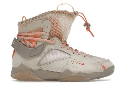 Pre-owned Jordan 7 Retro Bephie's Beauty Supply (women's) Sneakers In Sanddrift/malt/turf Orange