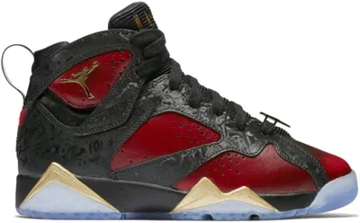 Pre-owned Jordan 7 Retro Doernbecher Sneakers In Black/university Red
