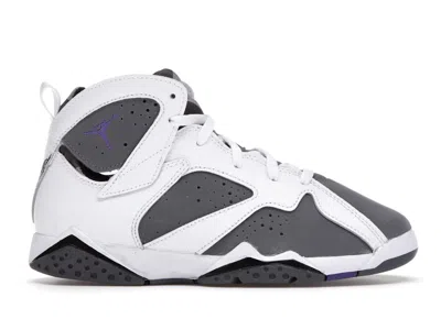 Pre-owned Jordan 7 Retro Flint (2021) Sneakers In White/flint Grey/black