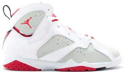 Pre-owned Jordan 7 Retro Hare (2015) Sneakers In White/true Red/light Silver