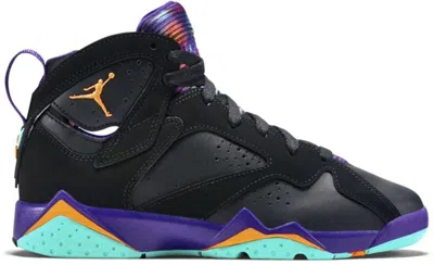 Pre-owned Jordan 7 Retro Lola Bunny Sneakers In Black/bright Citrus/court Purple In Multi