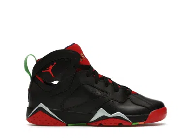 Pre-owned Jordan 7 Retro Marvin The Martian Sneakers In Black/university Red/green Pulse