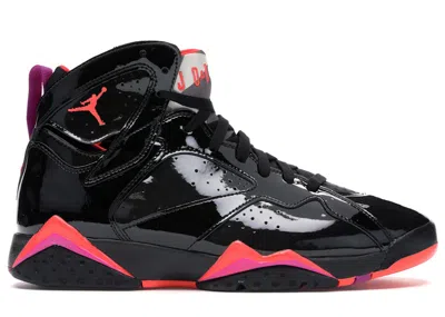 Pre-owned Jordan 7 Retro Patent (women's) Sneakers In Black/bright Crimson/anthracite In Multi