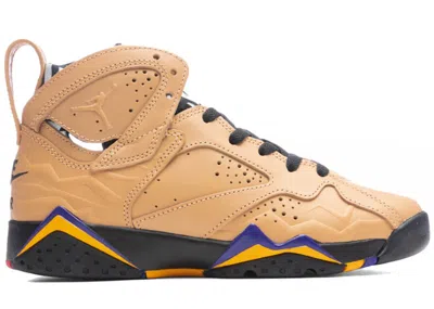 Pre-owned Jordan 7 Retro Se Sneakers In Vachetta Tan/black/taxi