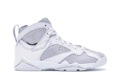Pre-owned Jordan 7 Retro Sneakers In White/metallic Silver/pure Platinum In Multi