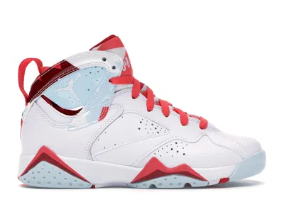 Pre-owned Jordan 7 Retro Sneakers In White/topaz Mist