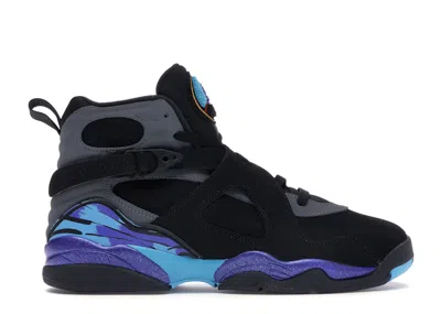 Pre-owned Jordan 8 Retro Aqua (2015) Sneakers In Black/bright Concord/aqua Tone