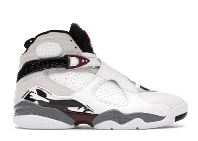 Pre-owned Jordan 8 Retro Burgundy (women's) Sneakers In White/black/neutral Grey In Multi