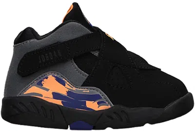 Pre-owned Jordan 8 Retro Phoenix Suns Sneakers In Black/bright Citrus/cool Grey