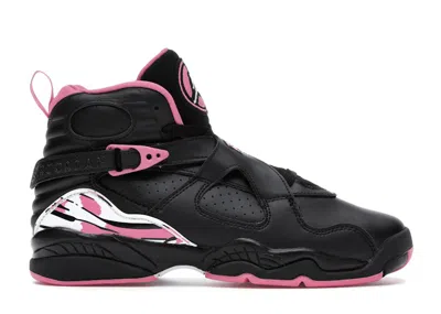 Pre-owned Jordan 8 Retro Sneakers In Black/white/pinksicle