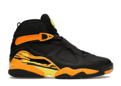 Pre-owned Jordan 8 Retro Yellow (women's) Sneakers In Black/taxi/opti Yellow