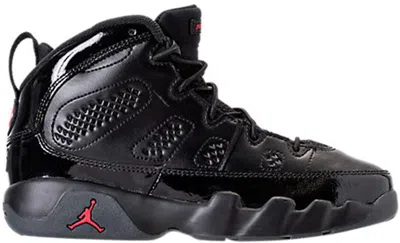 Pre-owned Jordan 9 Retro Bred Patent Sneakers In Black/university Red/anthracite