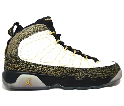 Pre-owned Jordan 9 Retro Doernbecher Sneakers In White/metallic Gold/black In Multi