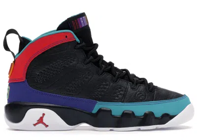 Pre-owned Jordan 9 Retro Dream It Do It Sneakers In Black/university Red/dark Concord In Multi