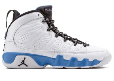 Pre-owned Jordan 9 Retro Powder Blue (2010) Sneakers In White/black/university Blue