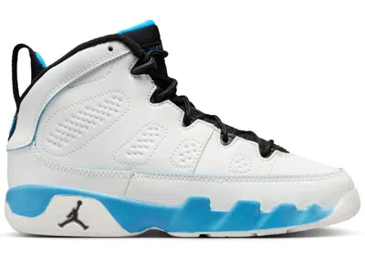 Pre-owned Jordan 9 Retro Powder Blue (2024) Sneakers In Summit White/black/dark Powder Blue