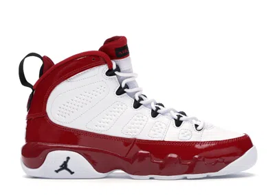 Pre-owned Jordan 9 Retro Sneakers In White/black/gym Red