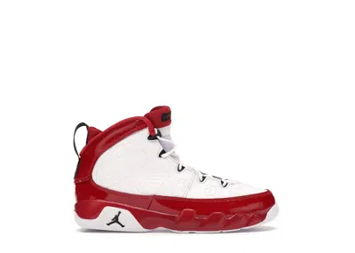 Pre-owned Jordan 9 Retro Sneakers In White/black/gym Red