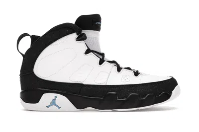 Pre-owned Jordan 9 Retro Sneakers In White/university Blue/black In Multi