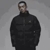 Jordan Men's  Essentials Poly Puffer Jacket In Black/white