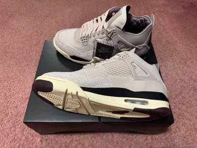 Pre-owned Jordan A Ma Maniere Amm Wmns Nike  Iv 4 Fossil Stone Fz4810-200 - Size 11.5w/10m In Pink
