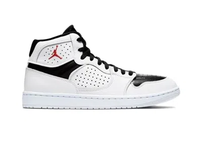 Pre-owned Jordan Access Sneakers In White/black/university Red In Multi